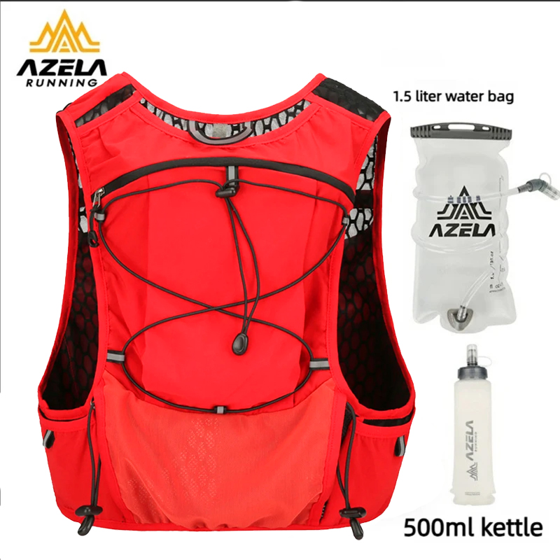 Reflective Vest Cycling - حقيبة ظهر خفيفة الوزن للترطيب، قابلة