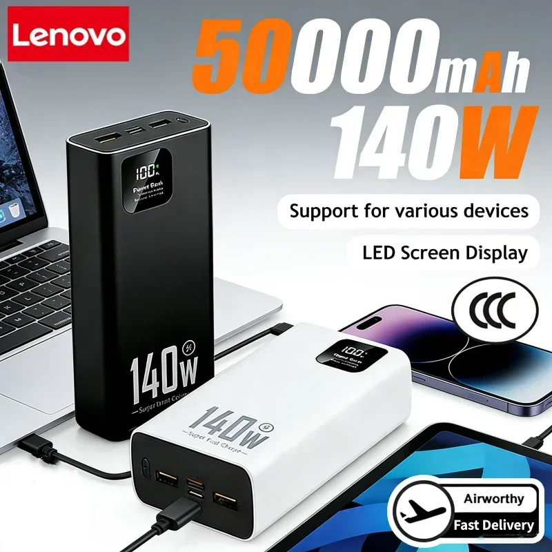 Usb Charger Dynamo - بنك طاقة لينوفو بسعة 500000 مللي