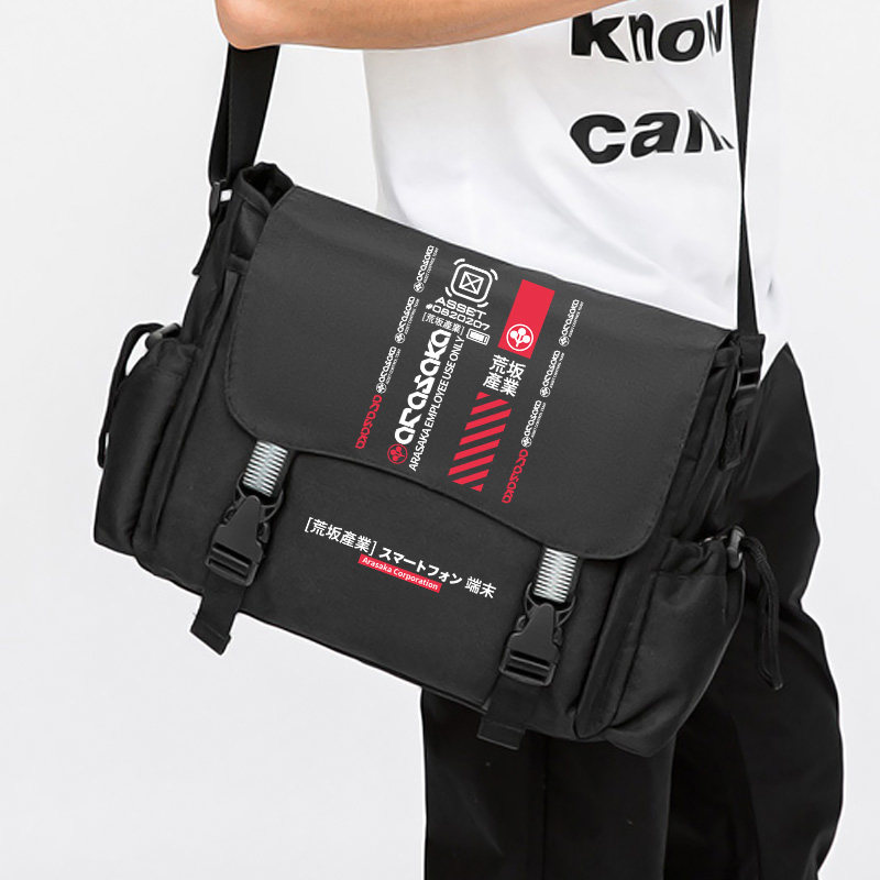 Cycling Commuter Backpack - حقيبة ظهر أنيمي سايبربانك 2077 للرجال،