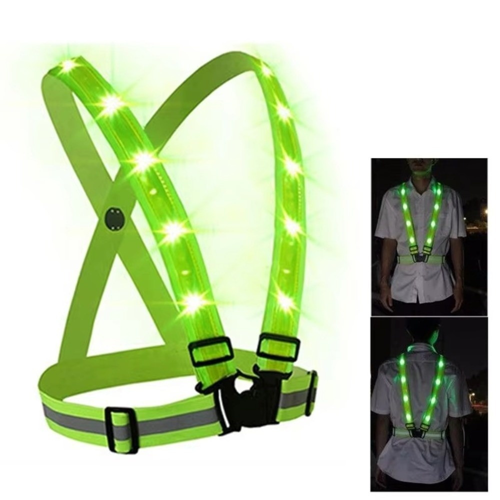 Reflective Vest Cycling - سترة أمان جديدة من البوليستر مزودة