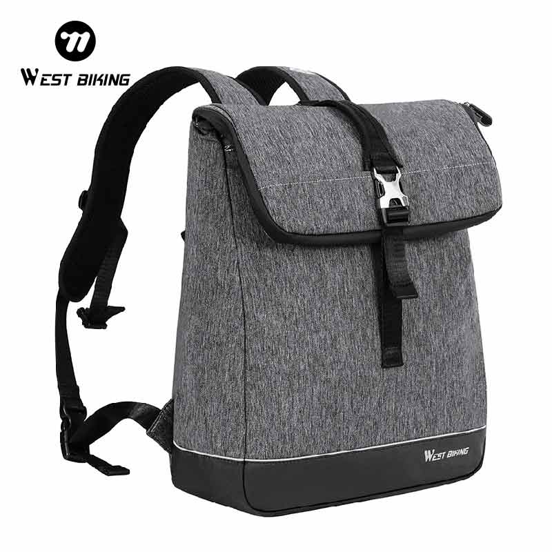 Cycling Commuter Backpack Laptop - حقيبة ظهر WEST BIKING للدراجات مقاومة