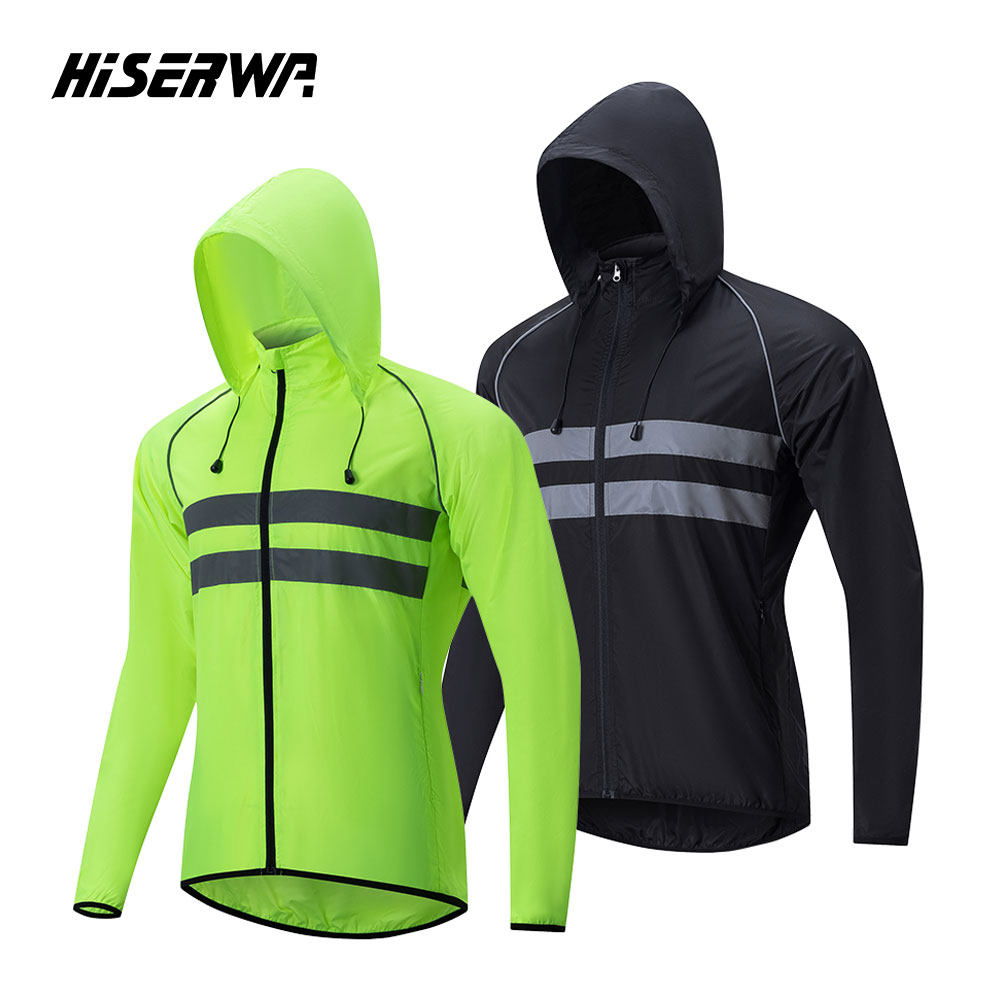 Cycling Commuter Jacket - سترة HISERWA للدراجات الهوائية مقاومة للرياح