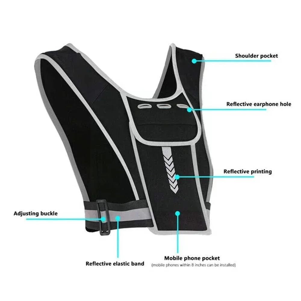 قطعة واحدة من سترة الجري العاك - مراجعة Reflective Vest Cycling وسعره