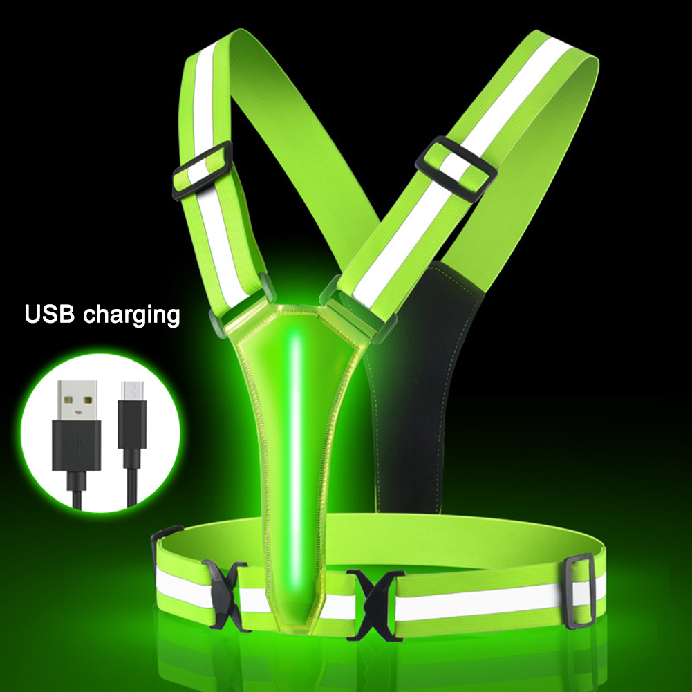 سترة ركض LED مع USB ، قابلة لإ - مراجعة Reflective Vest Cycling وسعره