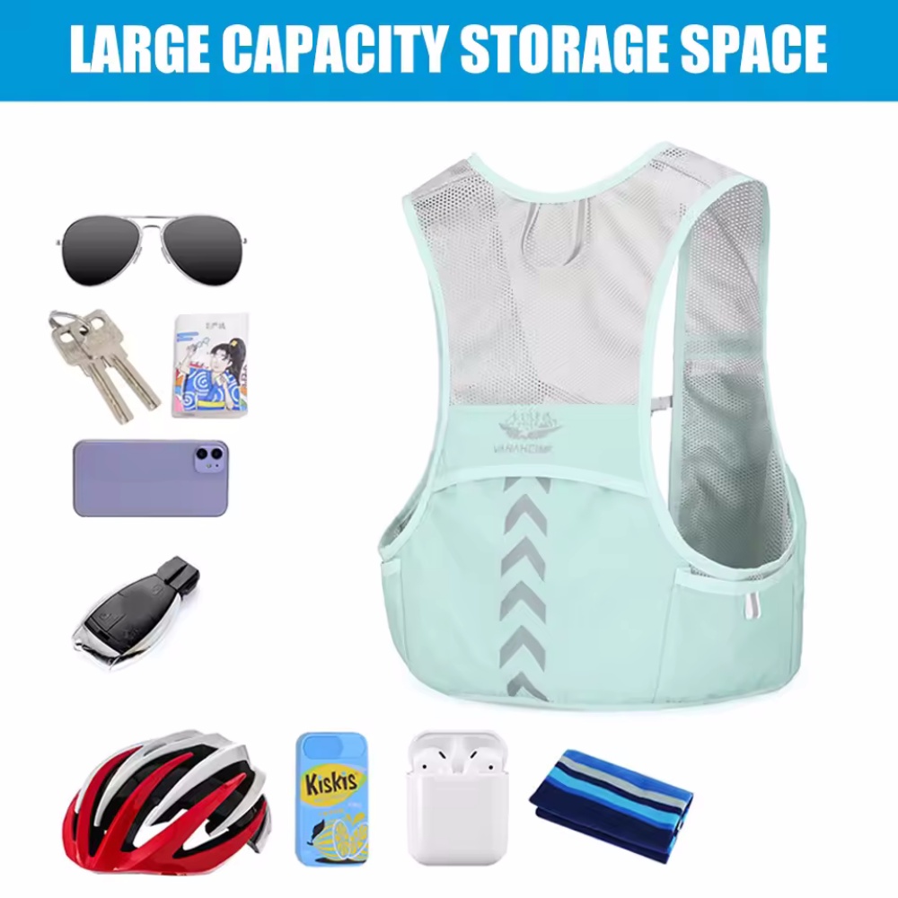 عاكس صدرة للجري الترطيب تشغيل  - مراجعة Reflective Vest Cycling وسعره