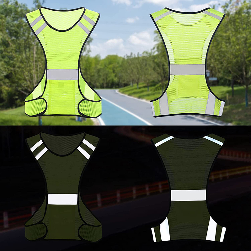 سترة أمان عاكسة للضوء من القما - مراجعة Reflective Vest Cycling وسعره
