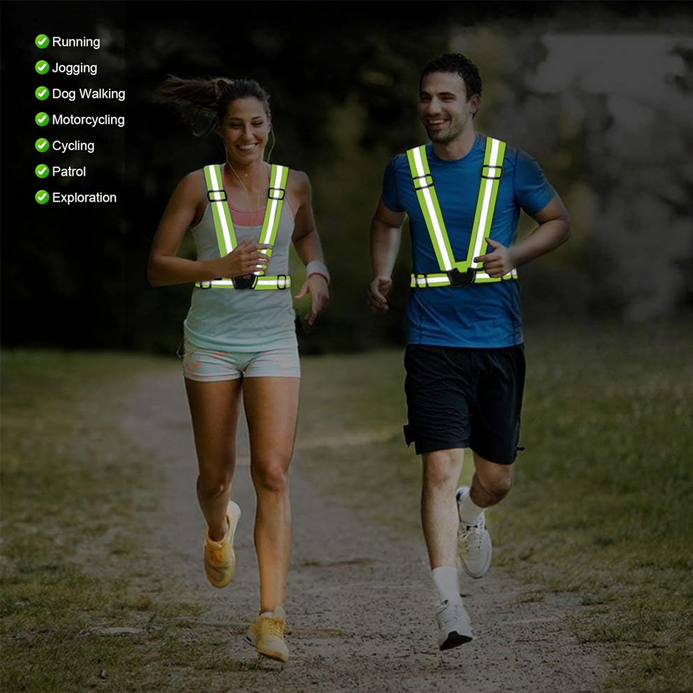 قطعة واحدة من سترة الجري الليل - مراجعة Reflective Vest Cycling وسعره