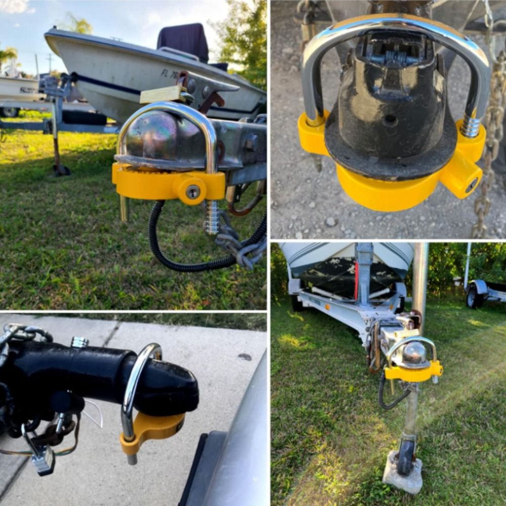 قفل وصلة جر مقطورة السيارة عال - مراجعة U Lock Heavy Duty وسعره