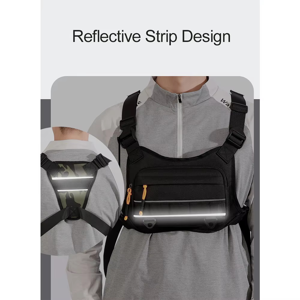 حقيبة صدرية أمامية للدراجات، ح - مراجعة Reflective Vest Cycling وسعره