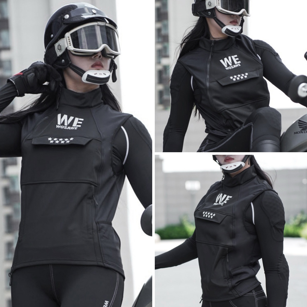 WOSAWE الشتاء دراجة نارية ركوب - مراجعة Reflective Vest Cycling وسعره